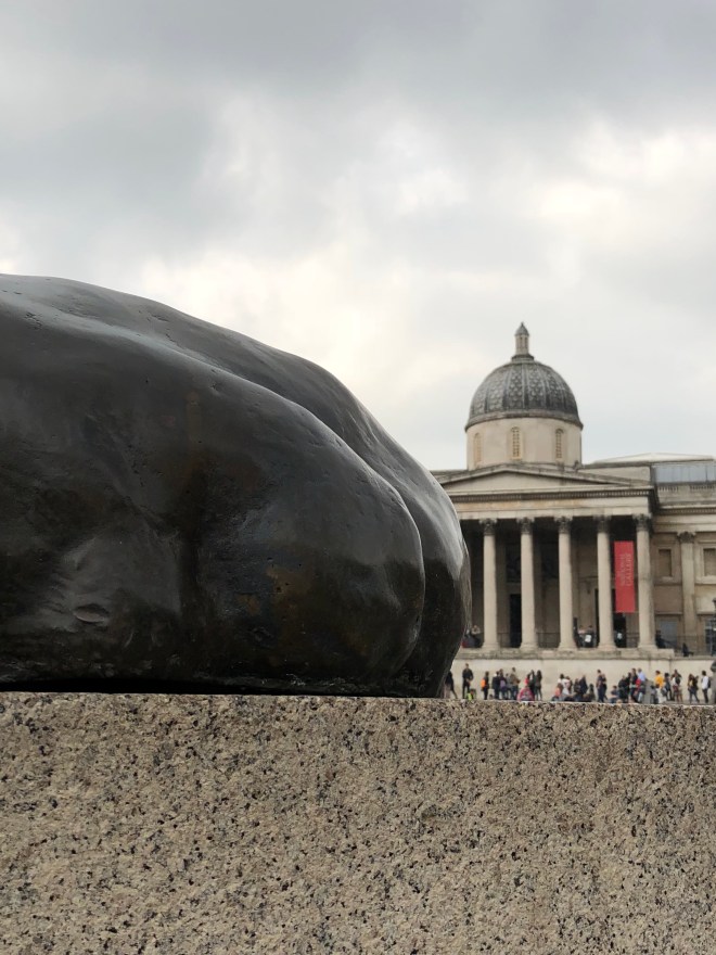 Exterior of the National Gallery from Trafalgar Square